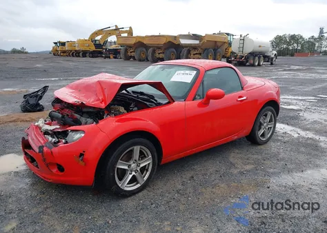 2008 Mazda Mx-5 Sport z USA, uszkodzony, nr VIN JM1NC26FX80143179